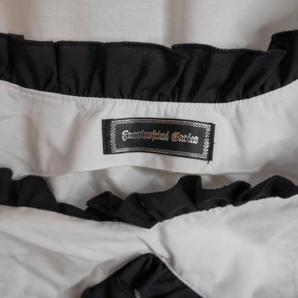 Gothic Lolita Ruffled Corset Blouse - Picture 9 of 12